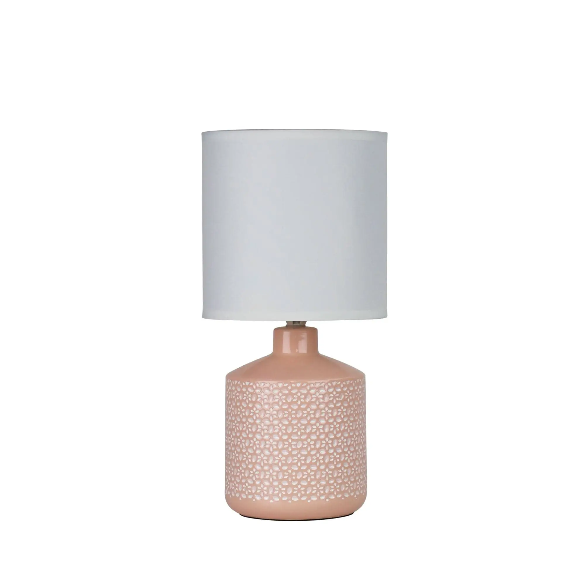 CELIA Pink Ceramic Table Lamp - Home & Garden