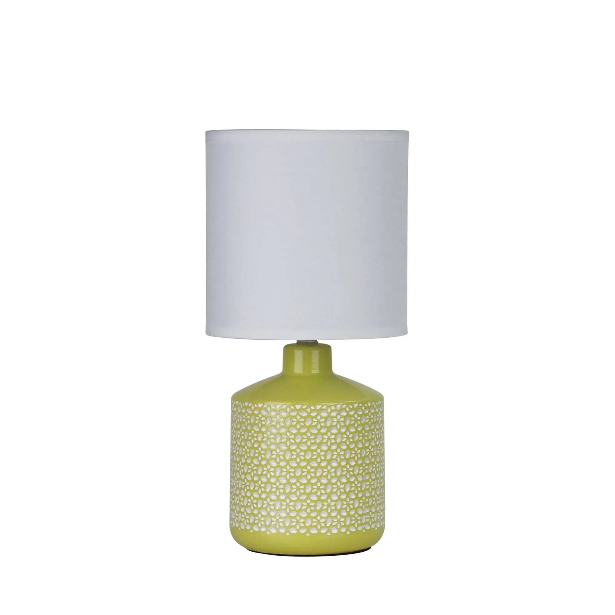 CELIA Yellow Ceramic Table Lamp - Home & Garden