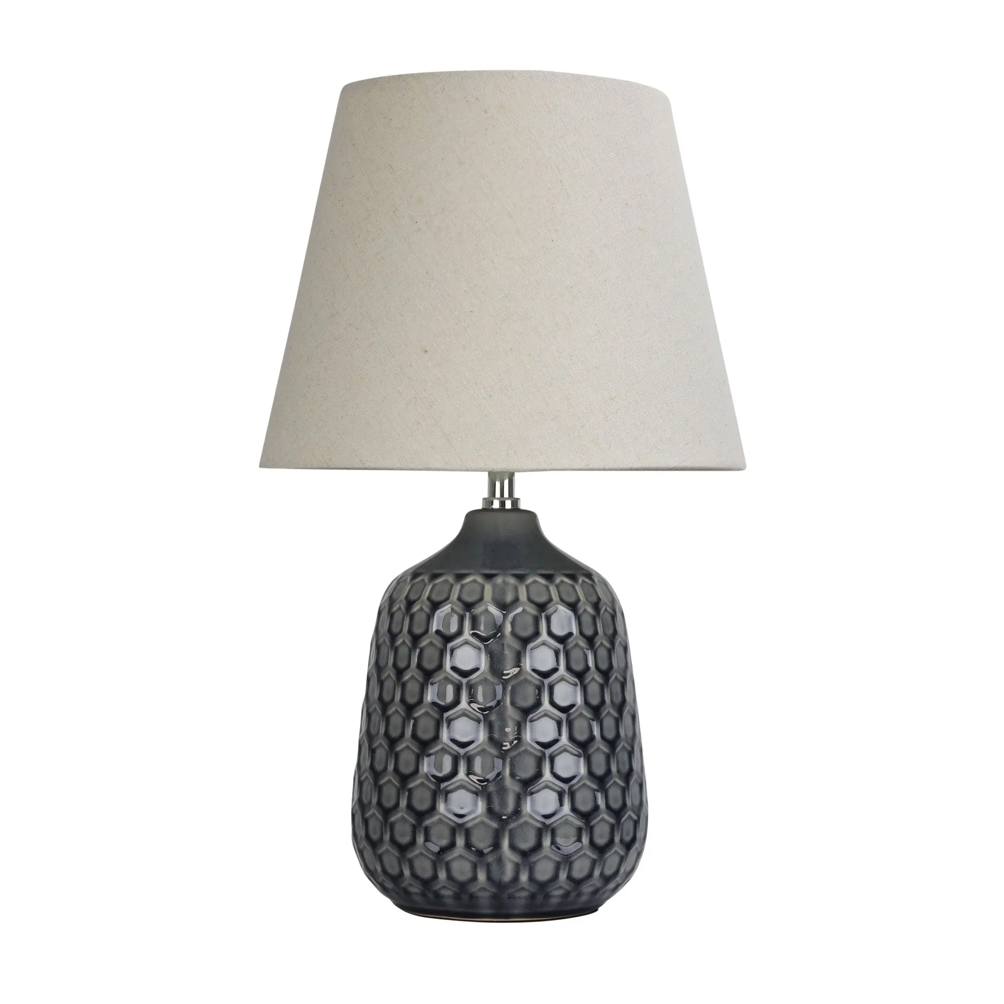 DARIA Ceramic Table Lamp with Shade - Home & Garden