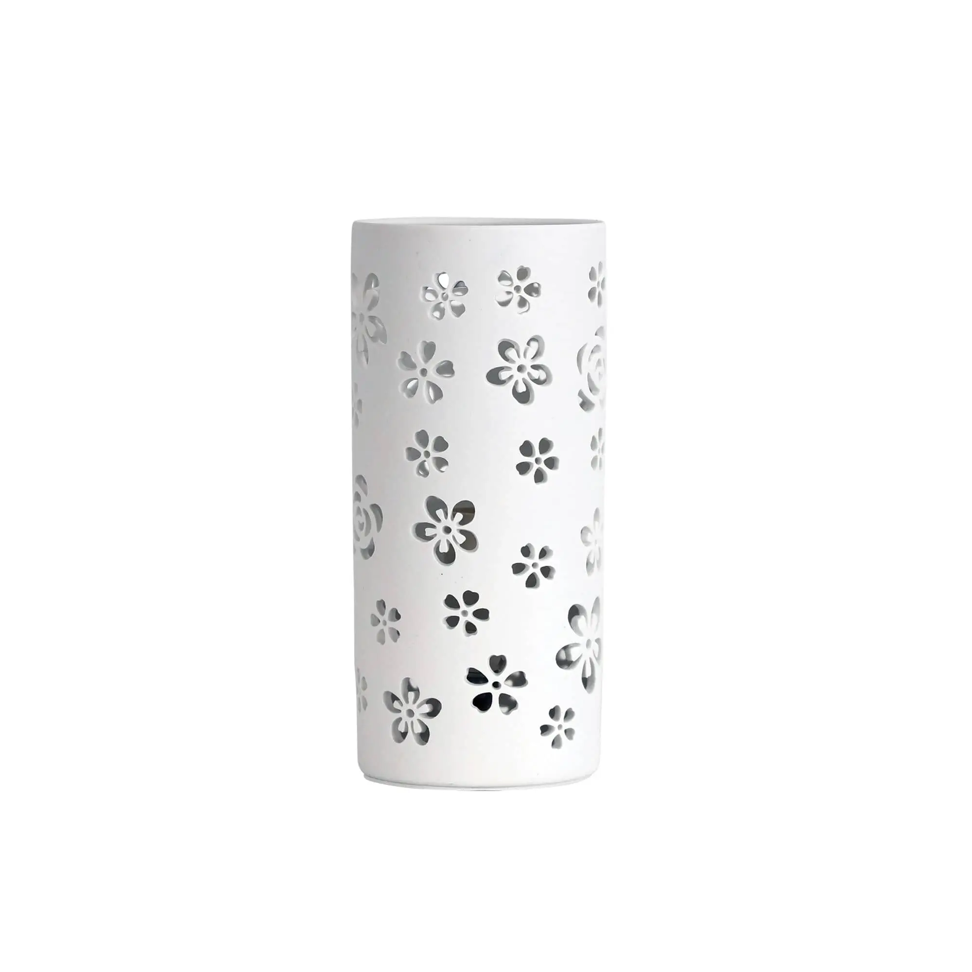 DIANNA Flower Dianna ceramic lamp with flower pattern. - Home & Garden