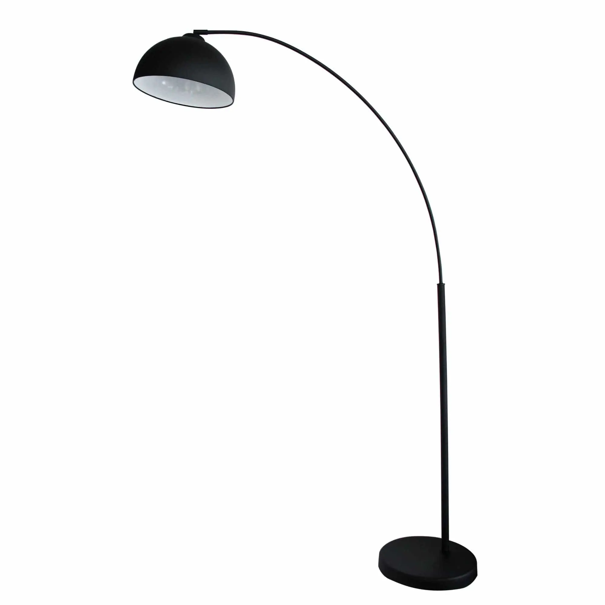 DOME Black Arc Retro Floor Lamp - Home & Garden