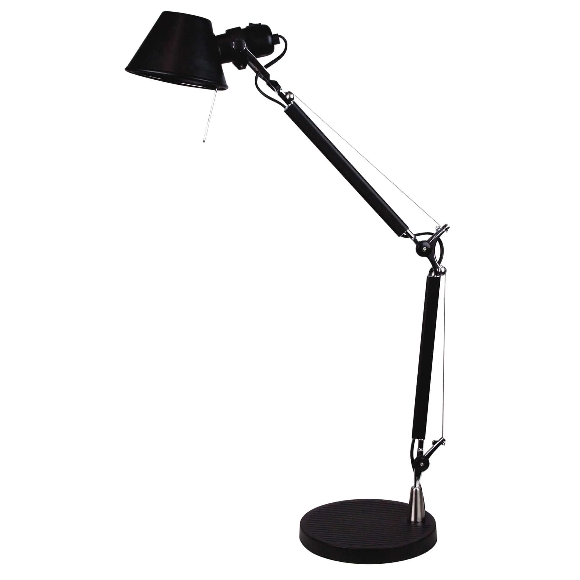 FORMA LAMP Retro Styled Adjustable Task Lamp Black - Home & Garden
