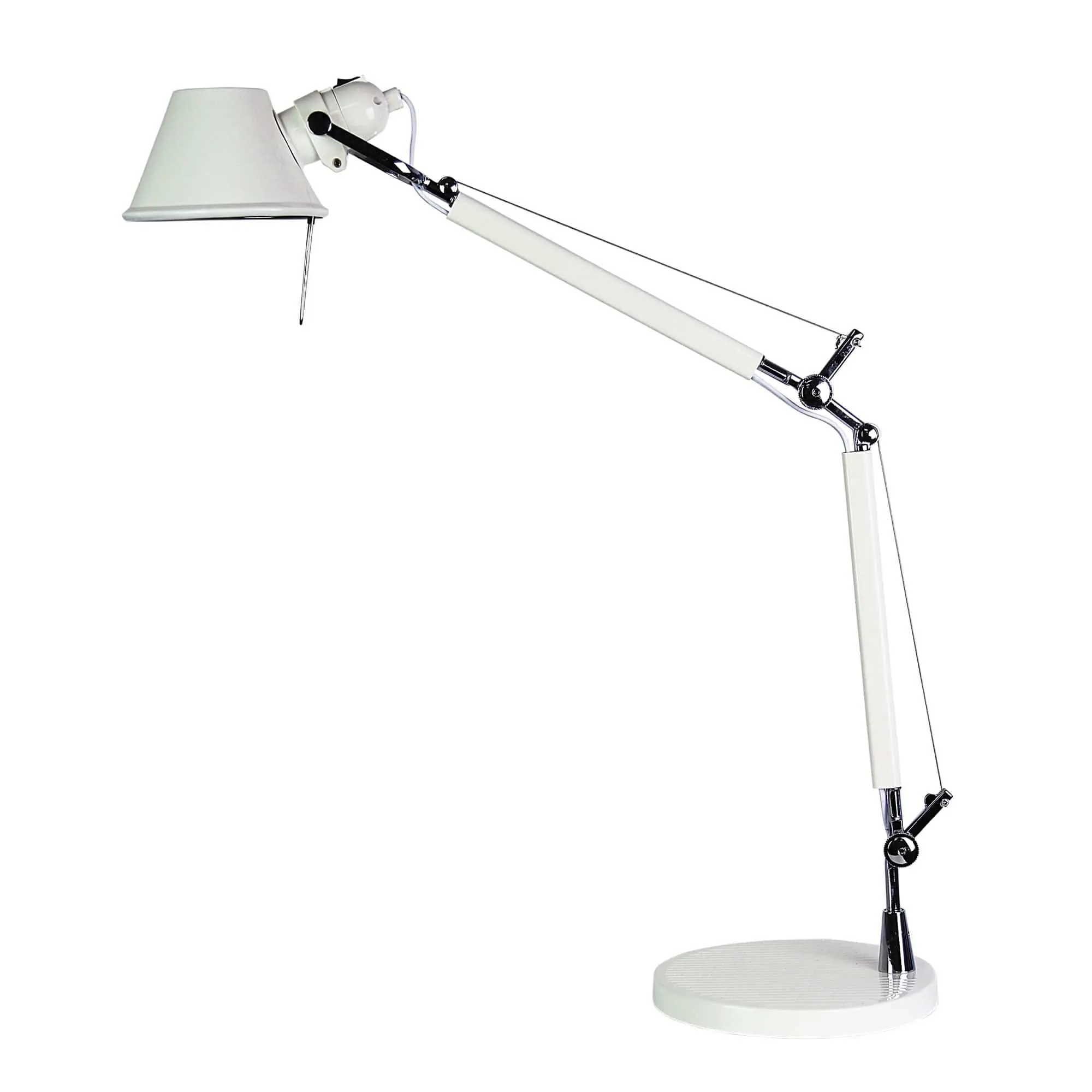 FORMA LAMP Retro Styled Adjustable Task Lamp White - Home & Garden
