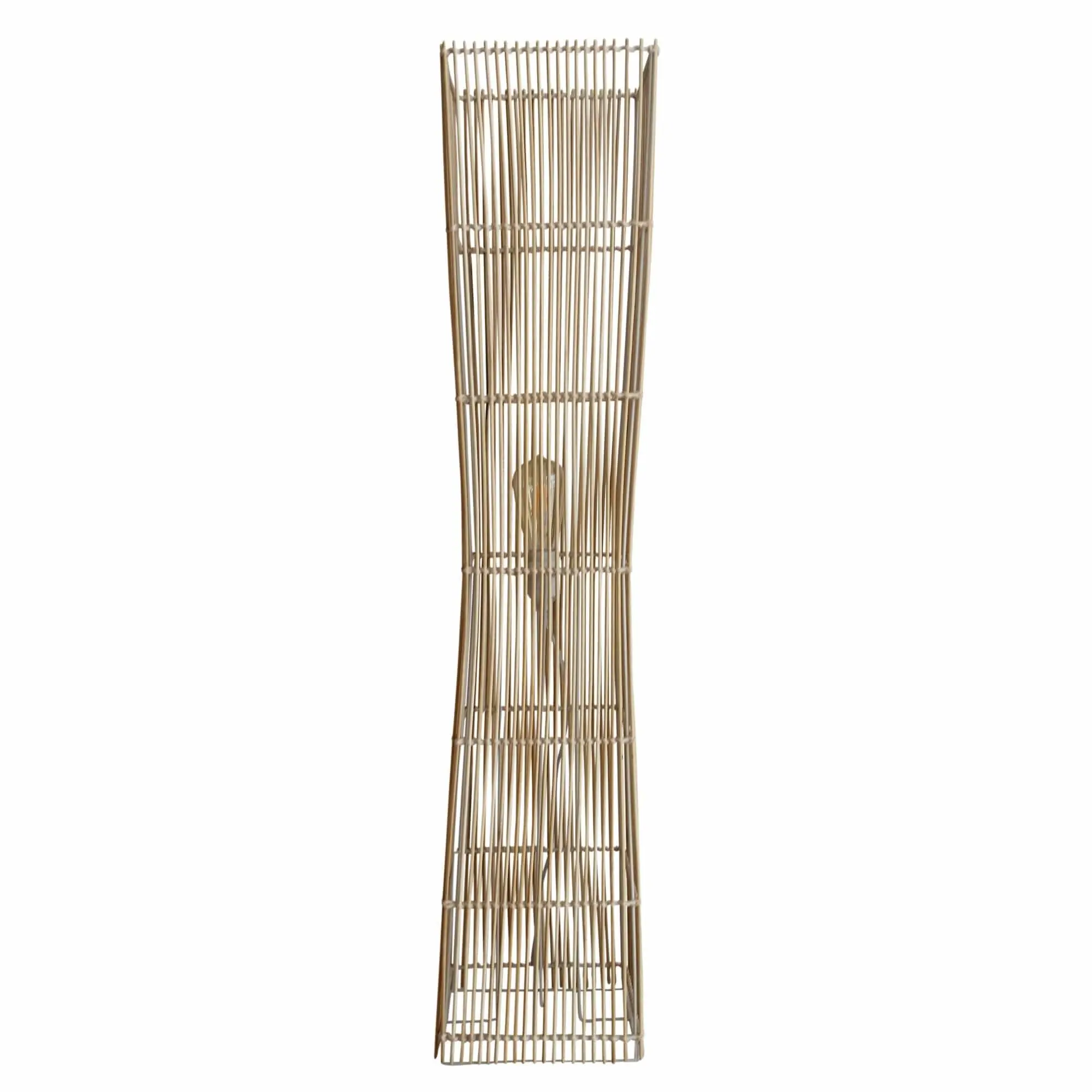 JAMBI Rattan Cane Floor Lamp - Home & Garden