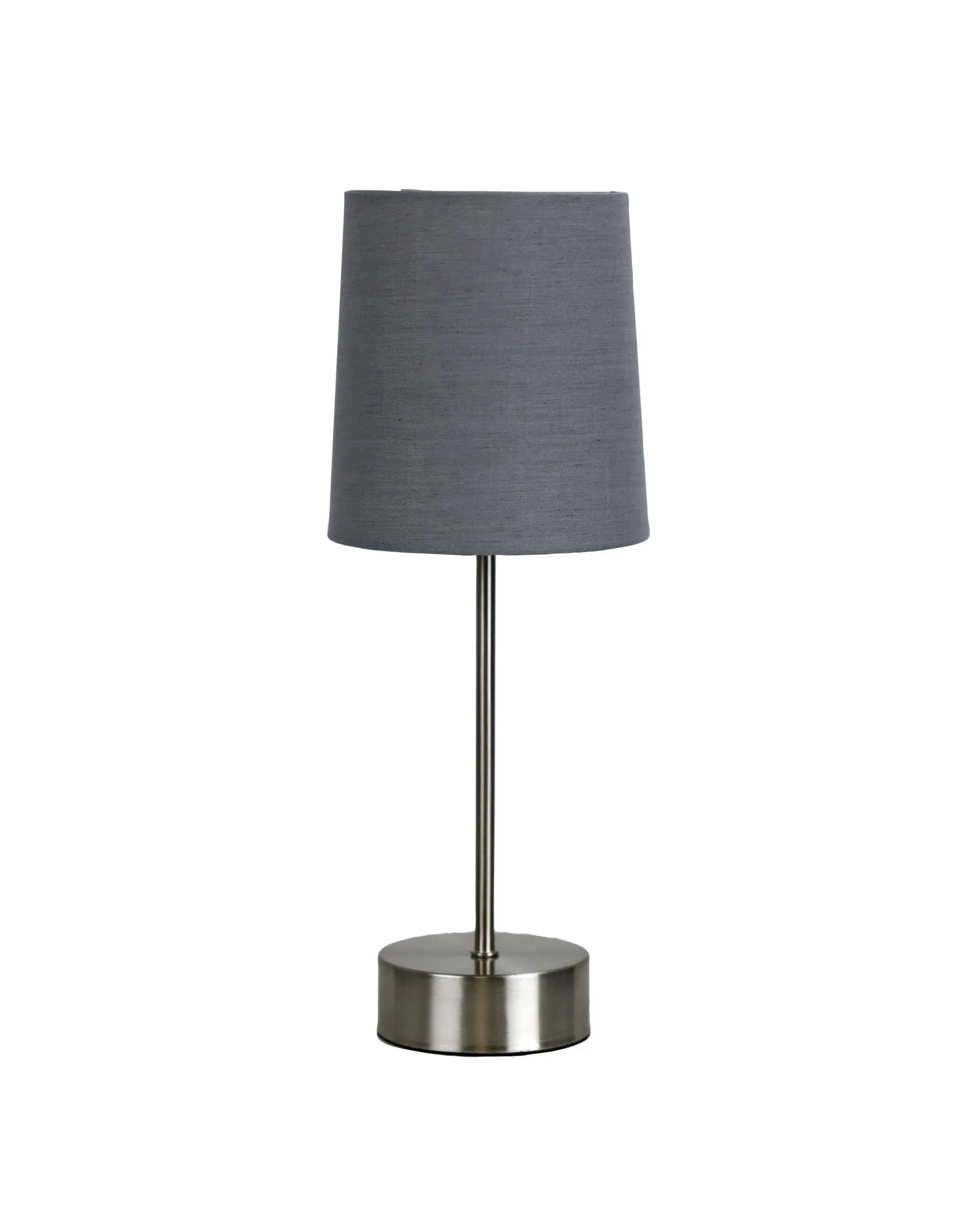 Lancet ON-OFF Touch Lamp Grey Shade