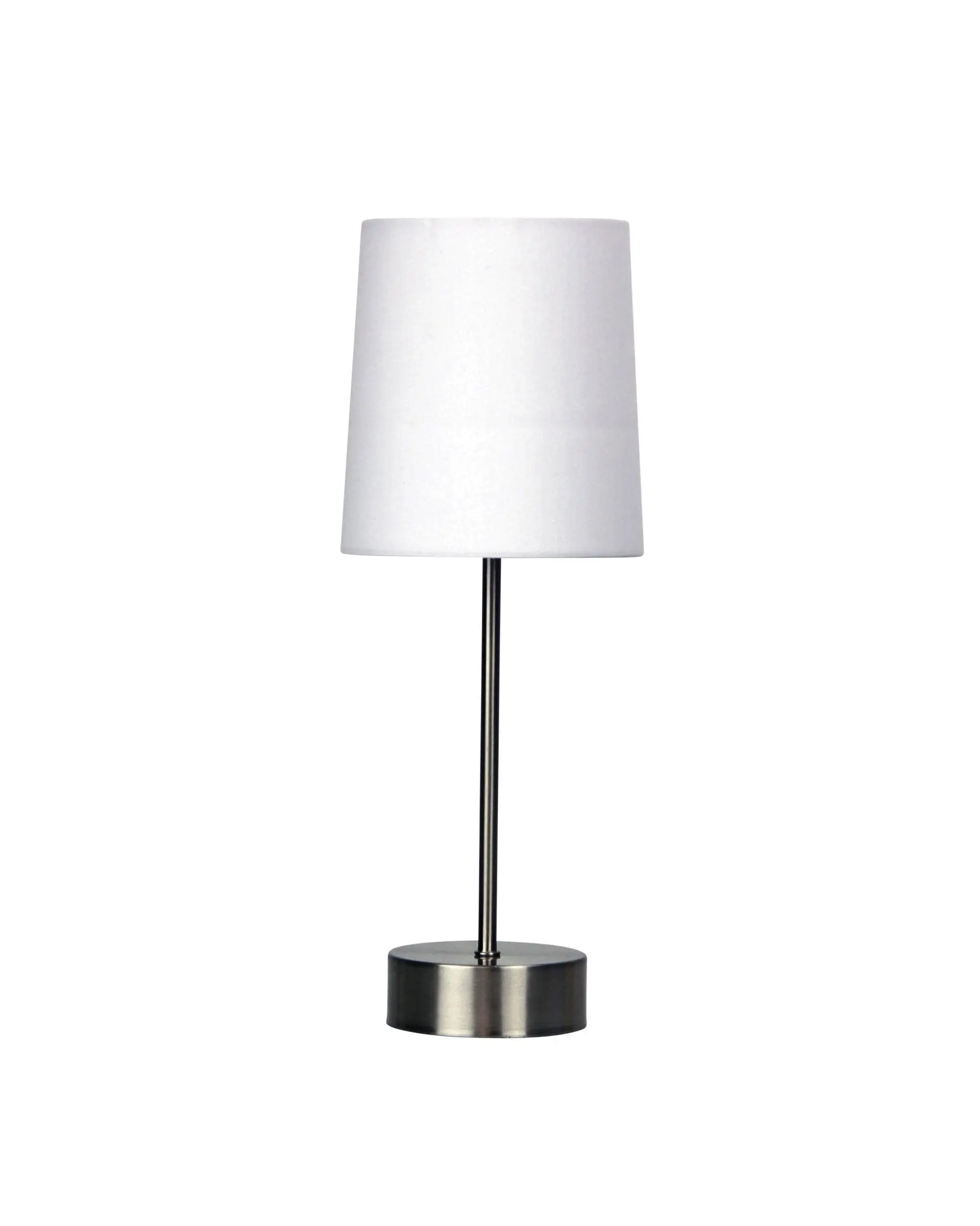 Lancet ON-OFF Touch Lamp White Shade