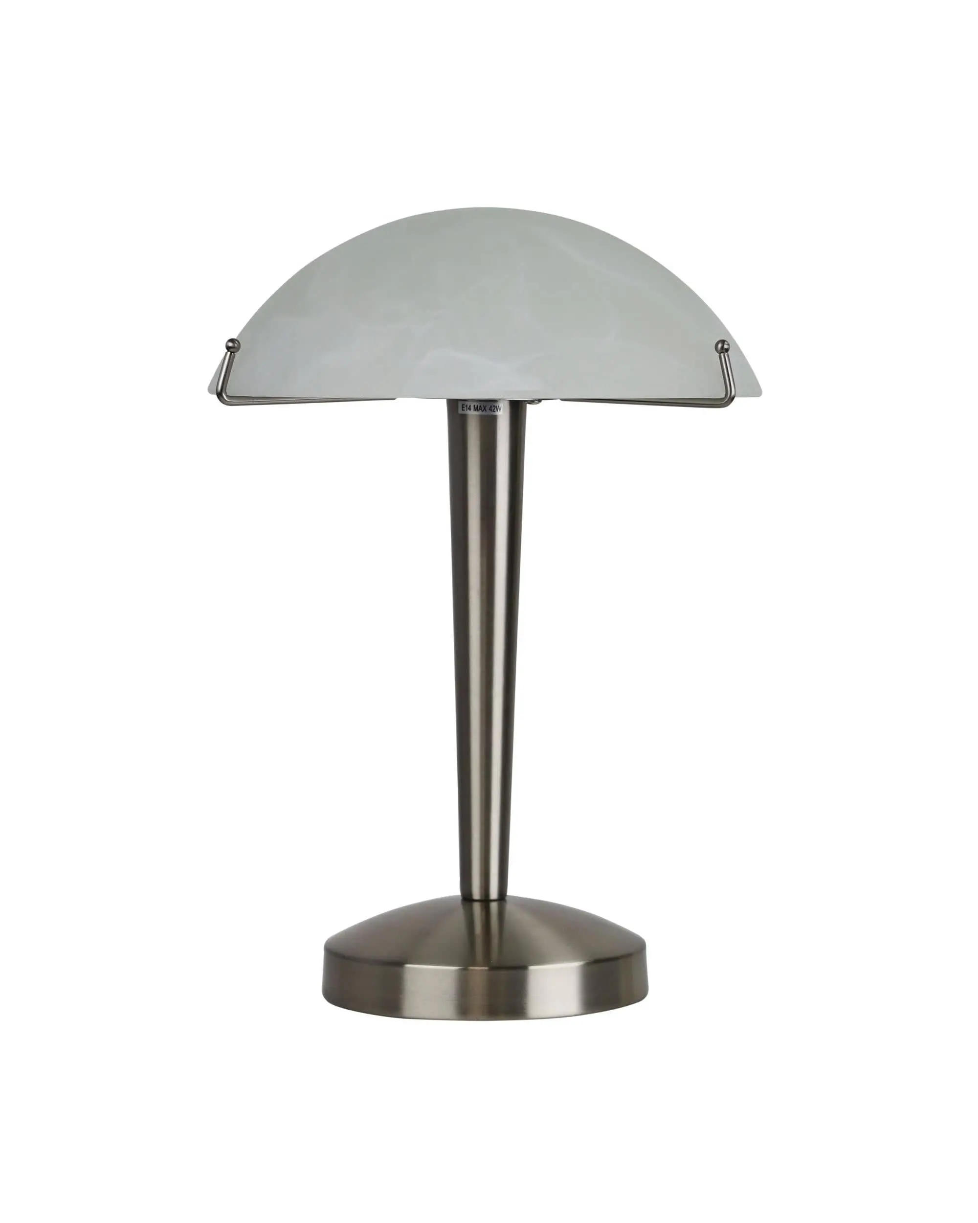 RUBY ON-OFF Brushed Chrome Touch Lamp