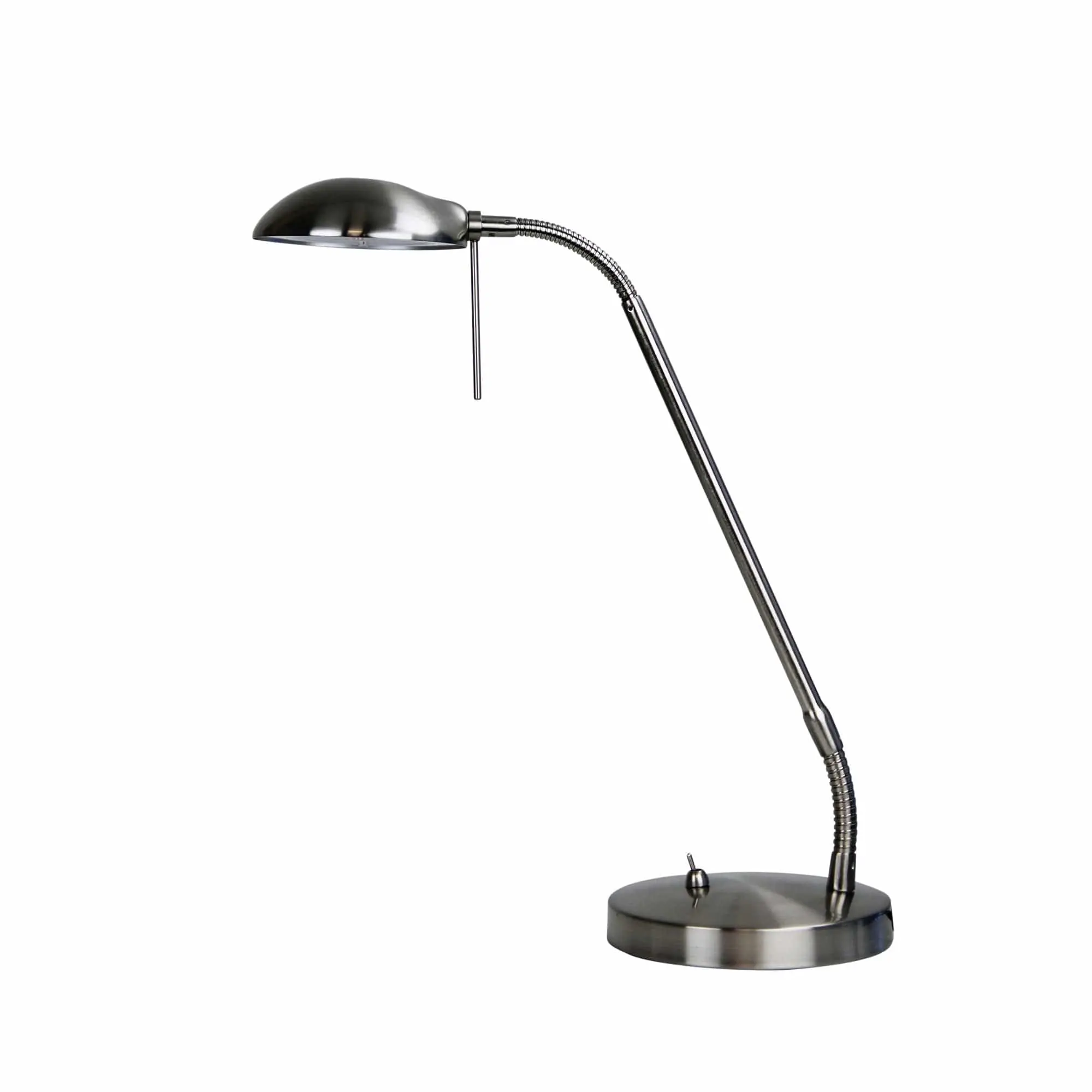 TIMO Brushed Chrome LED Desk Lamp - Home & Garden