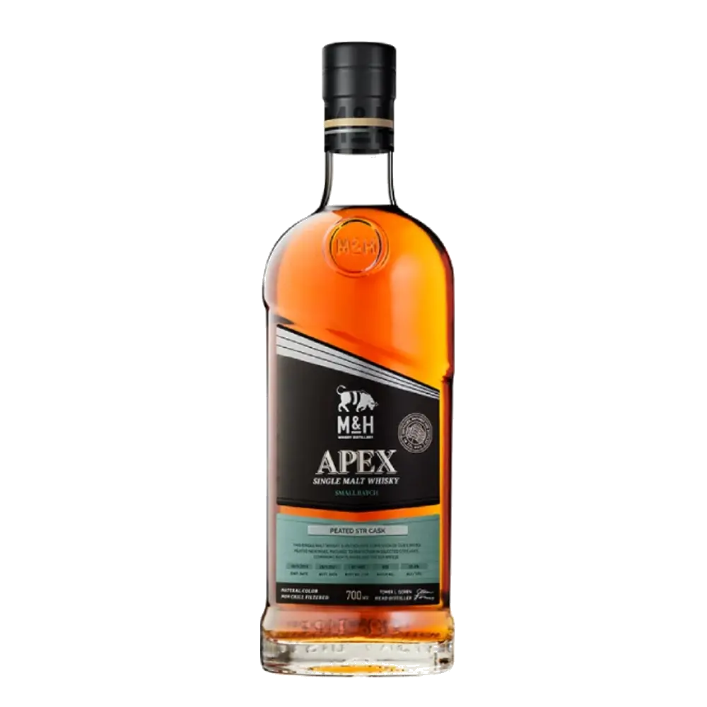 The Milk & Honey Distillery Apex Peated STR Cask Cask Strength Single Malt Israeli Whisky 700ml - Alcohol