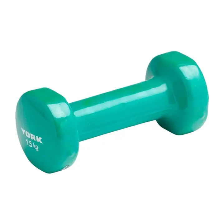 York 1.5kg PVC Dumbbell - Sports & Outdoor