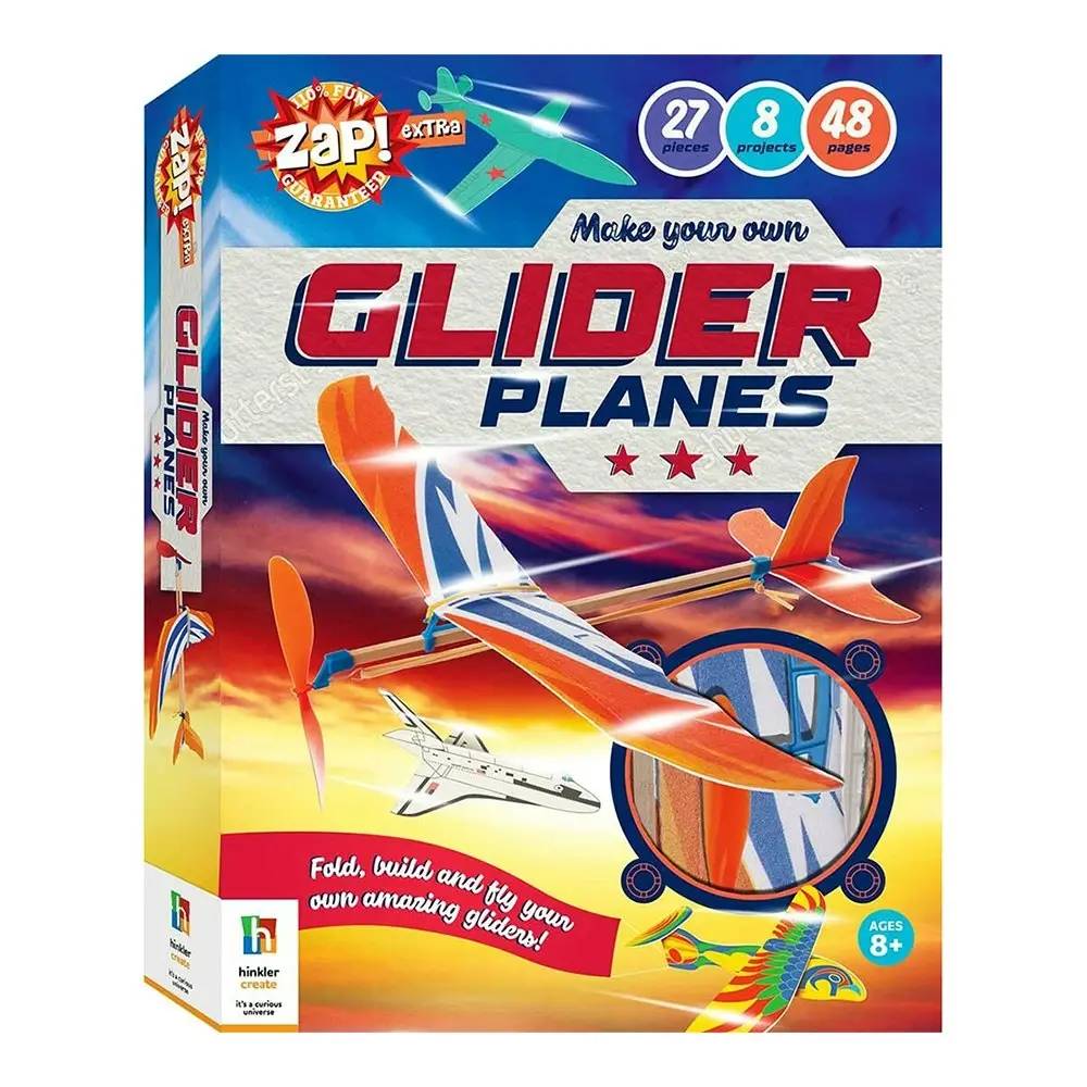 Zap! Extra Extra Make Your Own Glider Planes Craft Activity Kit Project 8y+ - Hobbies