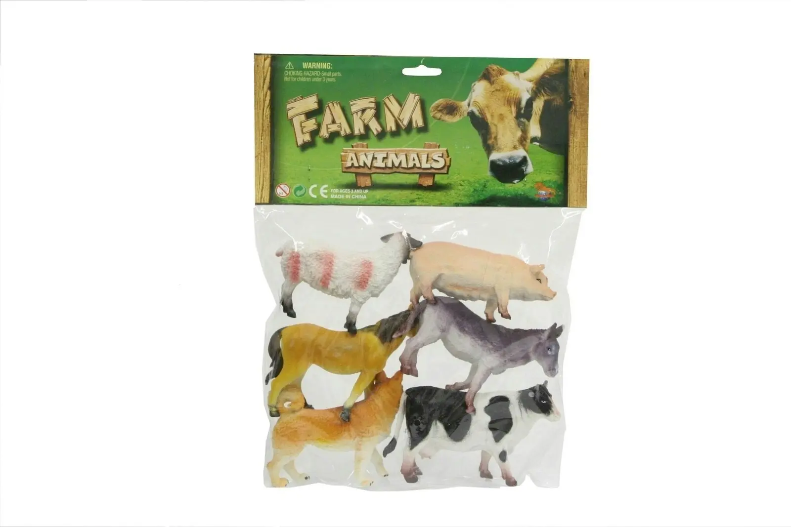 Farm Animals Figure Set (6pcs) - Toys & Games
