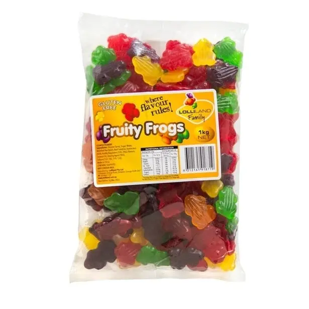AUSSIE FRUITY FROGS 1KG - Groceries