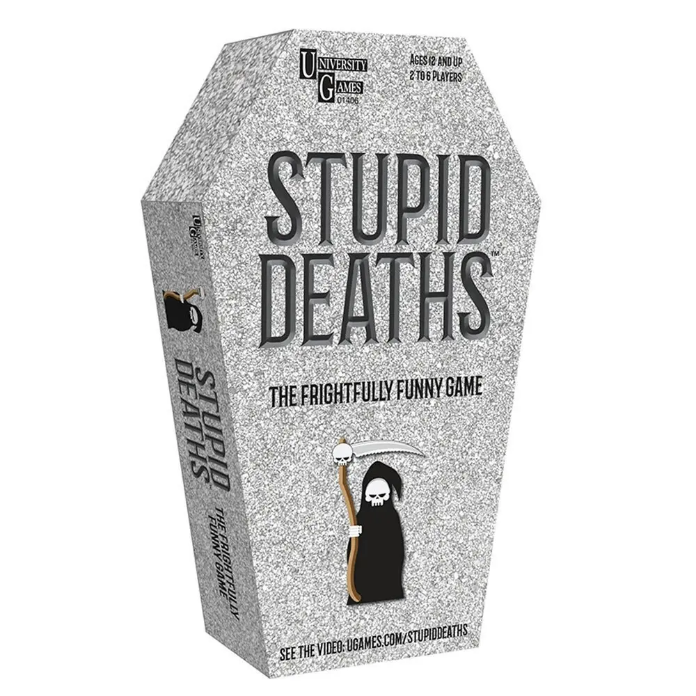 U Games Stupid Deaths Card Board Game Tin Kids/Adults 12y+ Funny Party Play Toy - Toys & Games