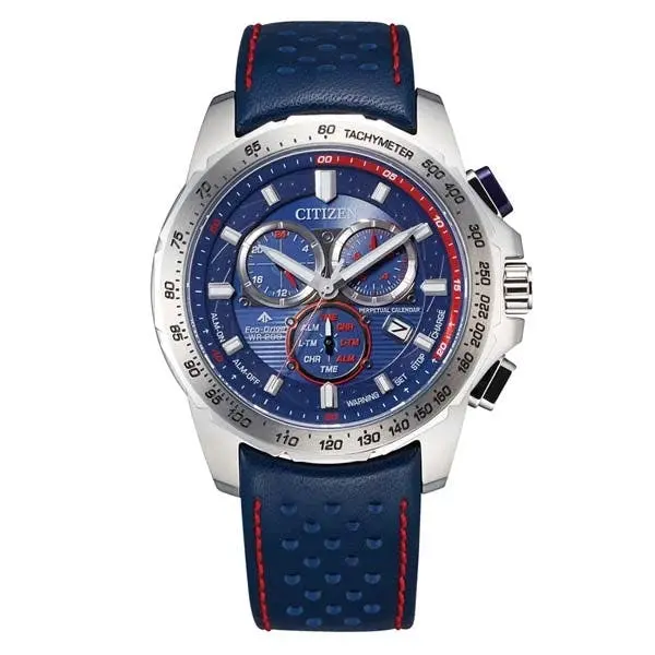 Citizen Promaster MX Blue Dial Leather Strap Men's Watch (BL5571-09L)