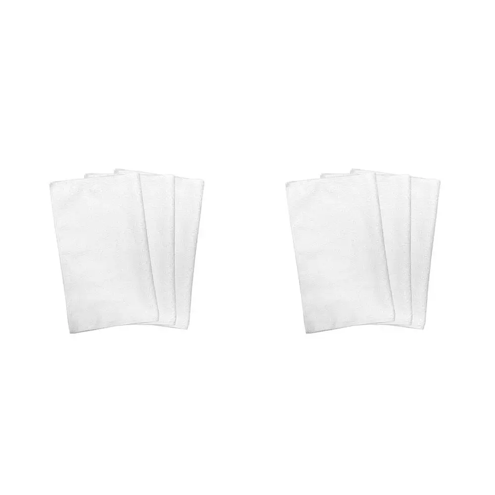 2x Bambury Ultra soft Facial Cleansing Cloth 3pk White Knitted Home Decor - Home & Garden