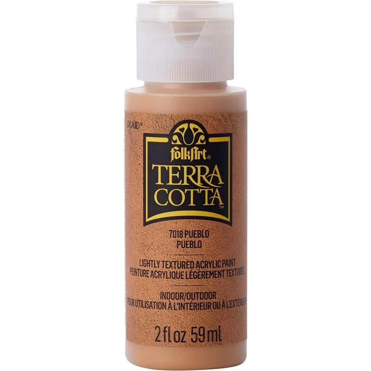 Plaid FolkArt Terra Cotta 59ml Acrylic Art/Craft Paint Pueblo Textured Finish - Hobbies