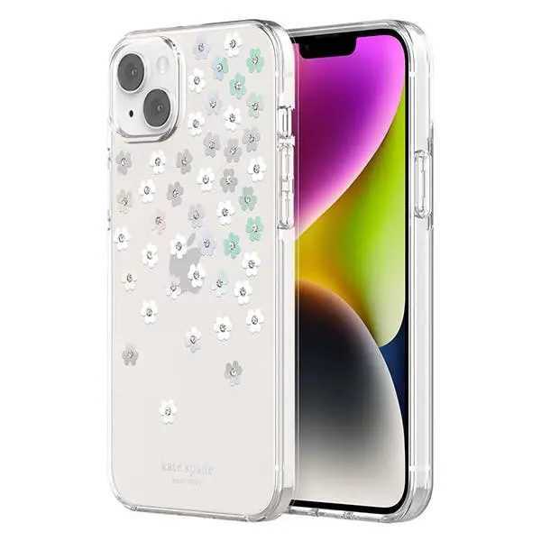 Kate Spade New York Protective Hardshell Case (Suits iPhone 14 Plus) - Scattered Flowers