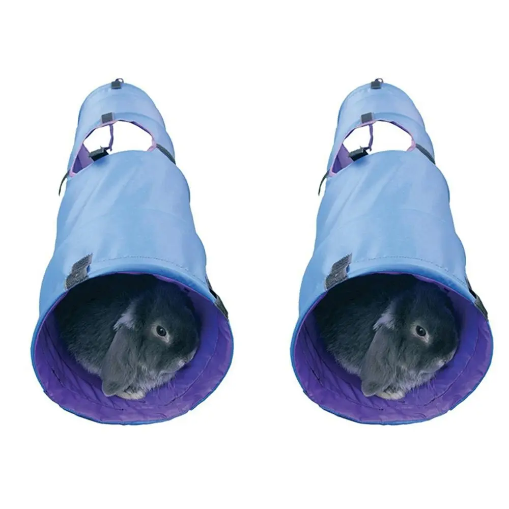 2x Rosewood Rabbit 90cm Polyester Fabric w/Mattress Small Pet Activity Tunnel BL - Pets