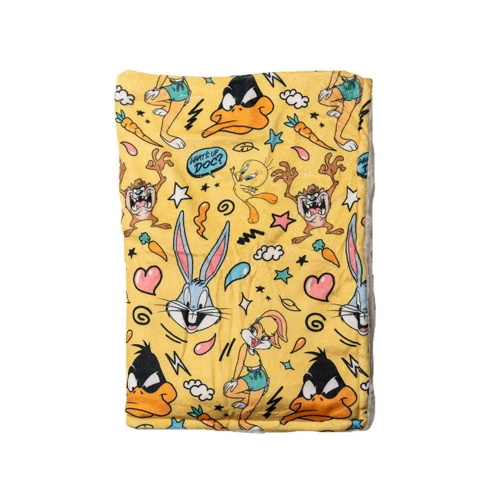 The Stubby Club Looney Tunes 100cm Pet Dog/Puppy Soft Comforter/Warm Blanket - Pets