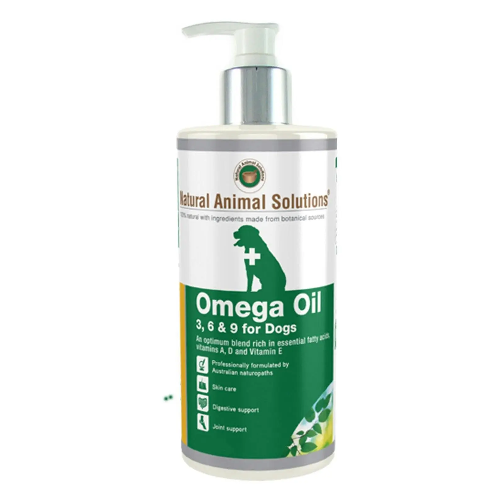 NATURAL ANIMAL SOLUTIONS Omega 3,6 & 9 Oil For Dogs 500 mL - Pets