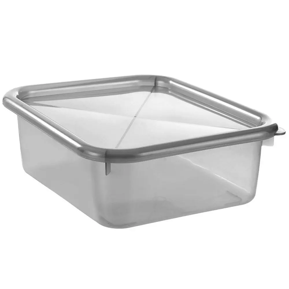 Boxsweden 10L Storage Container 35.5cm Home Organiser w/ Lid Holder Assorted - Home & Garden