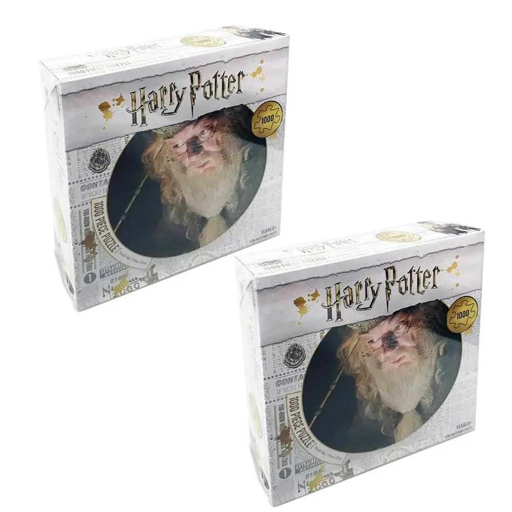 2x 1000pc Harry Potter Dumbledore Face 69cm Jigsaw Puzzle Kids 8y+ Toy/Game - Toys & Games