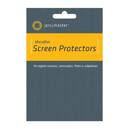 ProMaster LCD Screen Protector Universal Self Adhesive Film up to 4" LCD (3pk) - Electronics