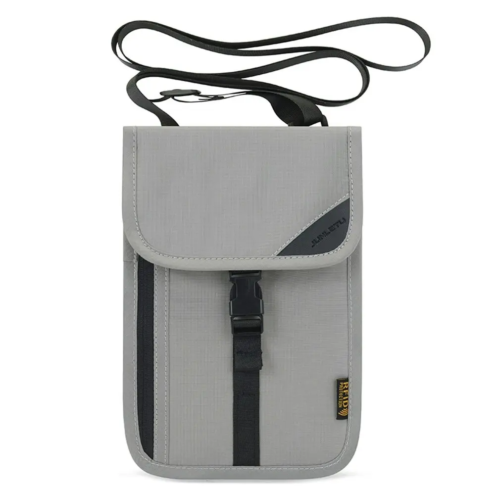Passport Holder Security Neck Stash Pouch Wallet Bag Travel Portable Card Holder - Fashion