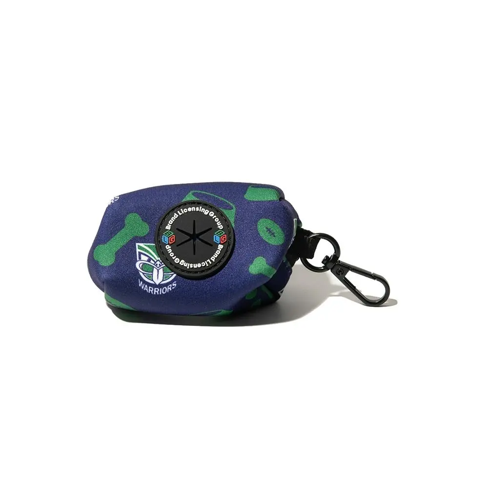 NRL New Zealand Warriors Pet Poop Bag Holder Dog Waste Storage Pouch Dispenser - Pets