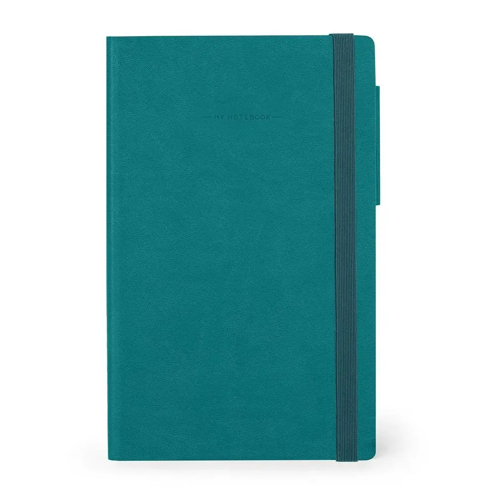 Legami My Notebook Large Lined Journal Personal Diary Stationery Malachite GRN - Office