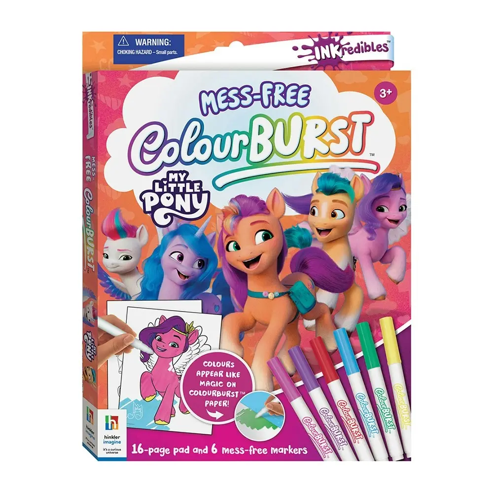Inkredibles Colour Burst My Little Pony New Gen Colouring Kit Kids Book 3y+ - Hobbies