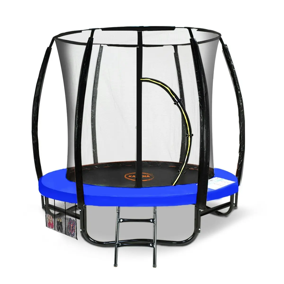 6ft Kahuna Trampoline Free Safety Net Spring Pad Mat Ladder -Blue