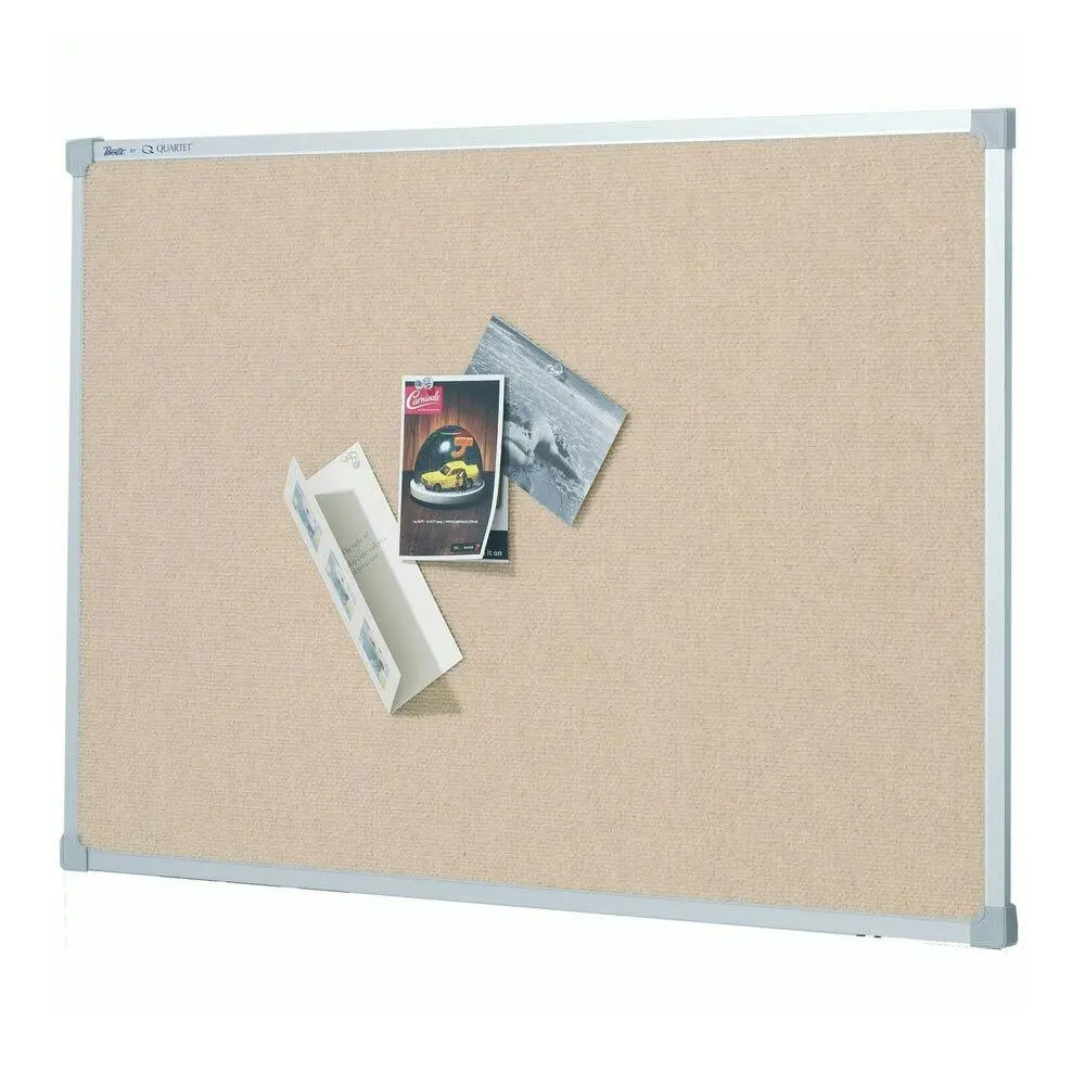 Quartet Penrite School 90x60cm Pinboard Bondi Fabric Board w/ Aluminium Frame - Back to School Specials