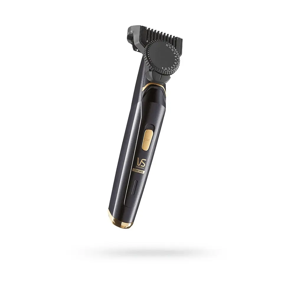 VS Sassoon For Men Xpert Cordless Adjustable Beard Trimmer/Groomer Black - Beauty