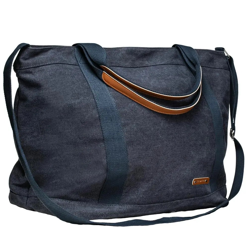 Tempa Kayce Adjustable 38.5cm Shoulder Tote Bag Travel Outdoor Storage LRG Navy - Fashion