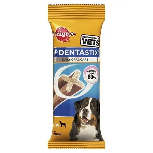 Pedigree Dentastix For Large Dogs 7 Sticks 270 Gm 2 Packs - Pets