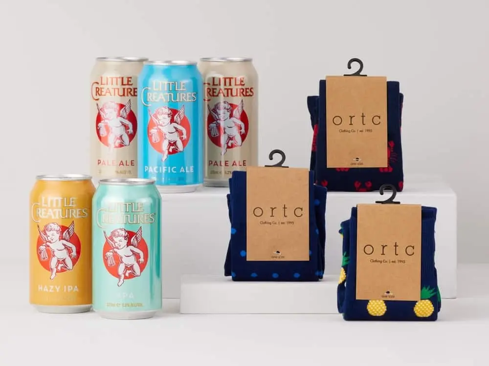 Little Creatures Beer & Socks Hamper - Groceries