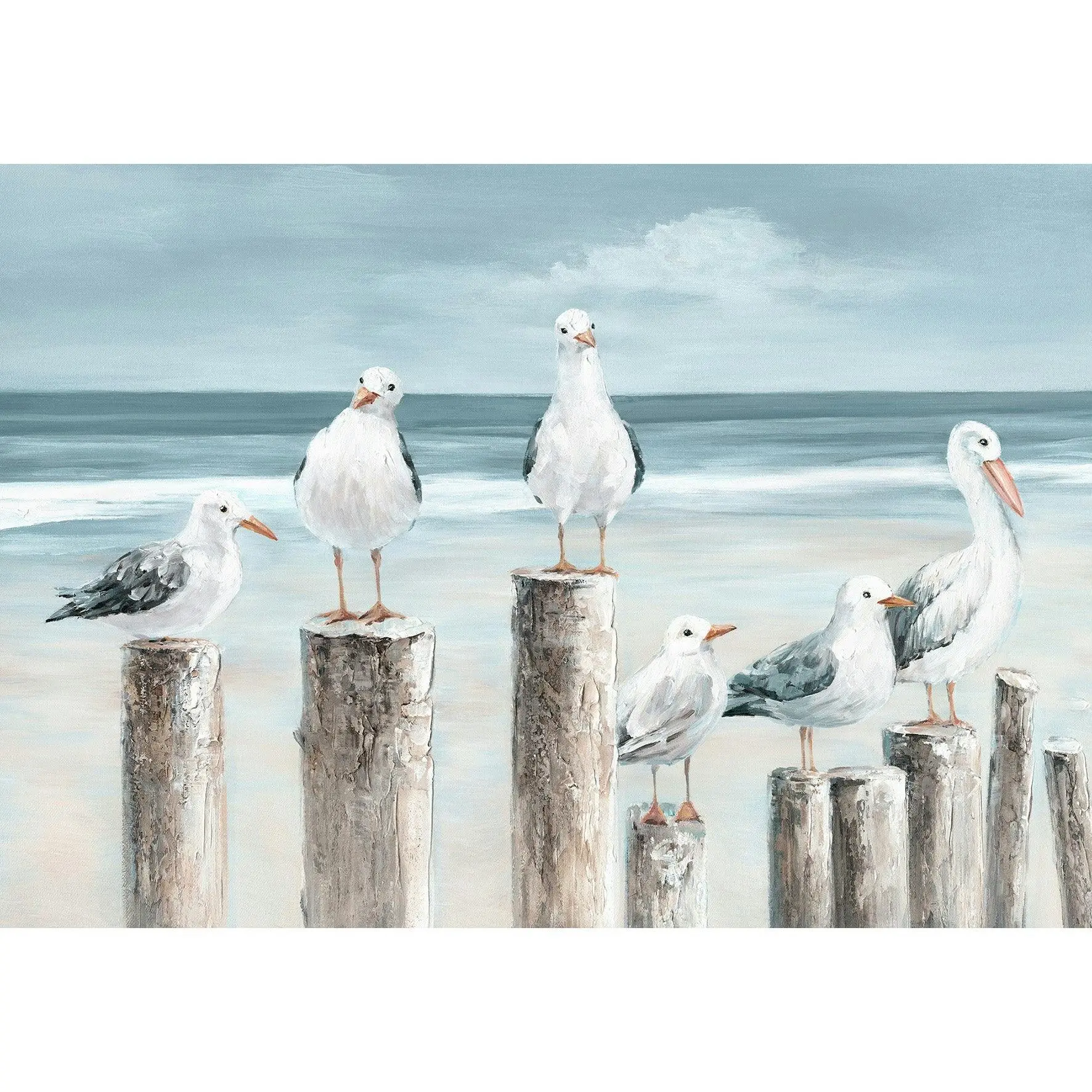 Seabirds Canvas Print - Home & Garden