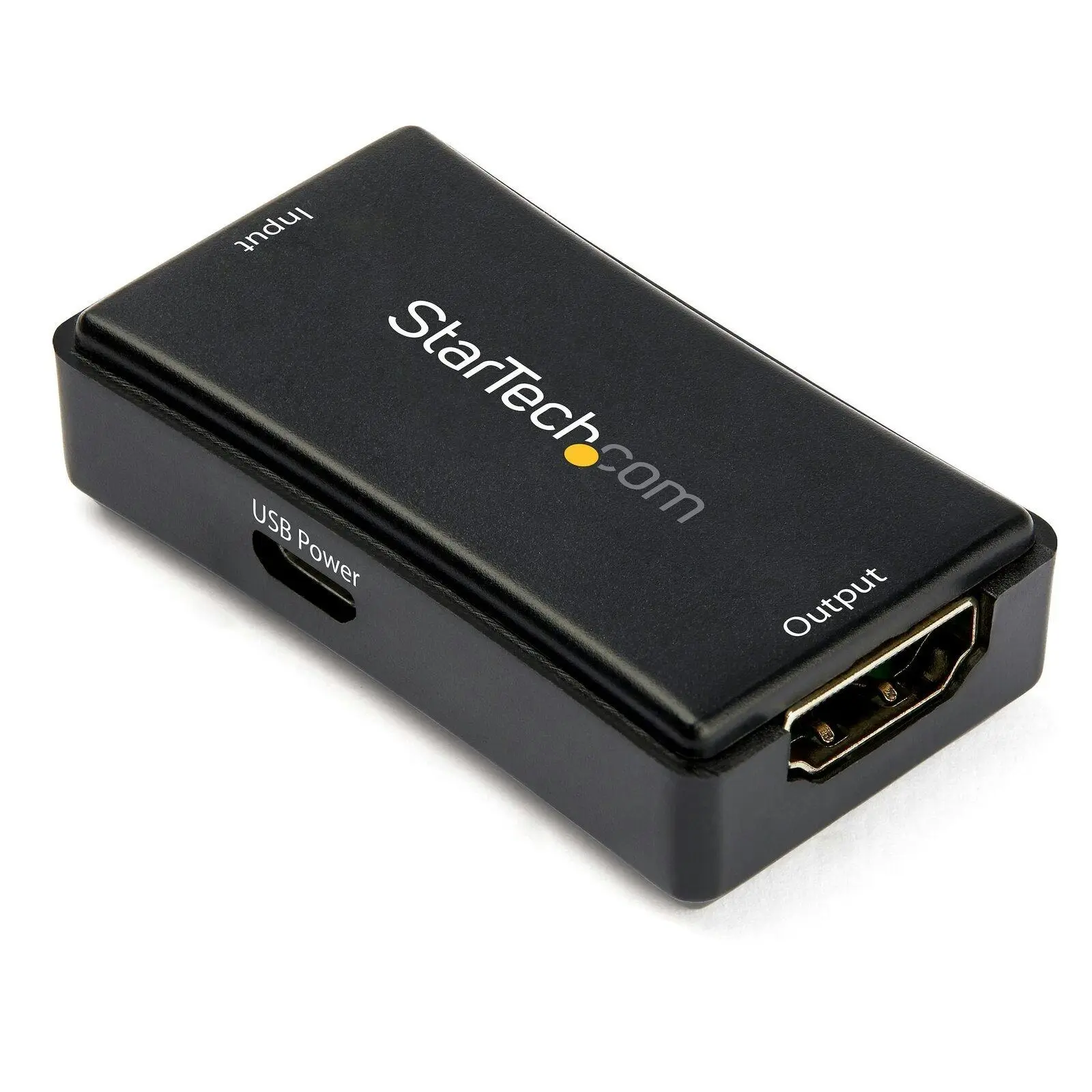 Star Tech HDMI Signal Booster 4K/60Hz 18Gbps w/30cm Micro USB Power Cable Black - Electronics
