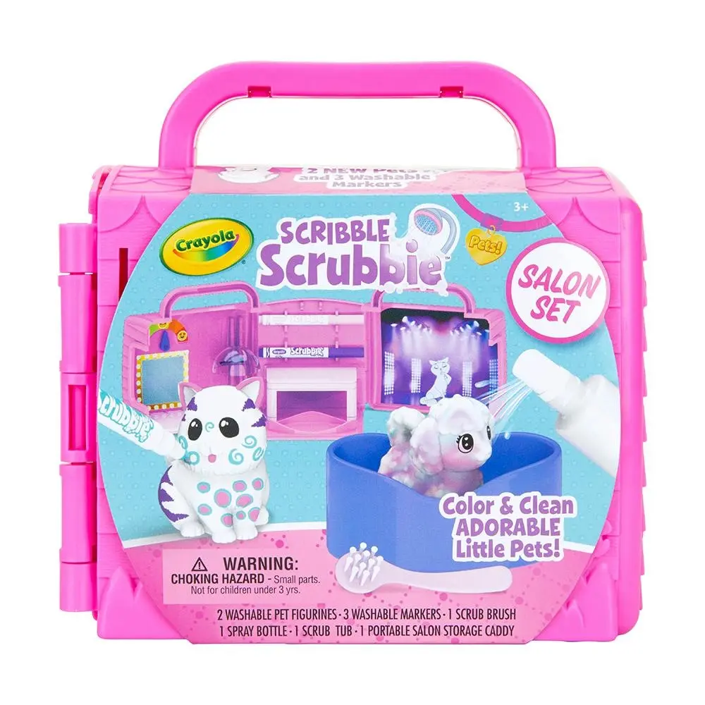 Crayola Crayola Scribble Scrubbie Salon Kids/Childrens Art/Craft Set 4y+ - Hobbies