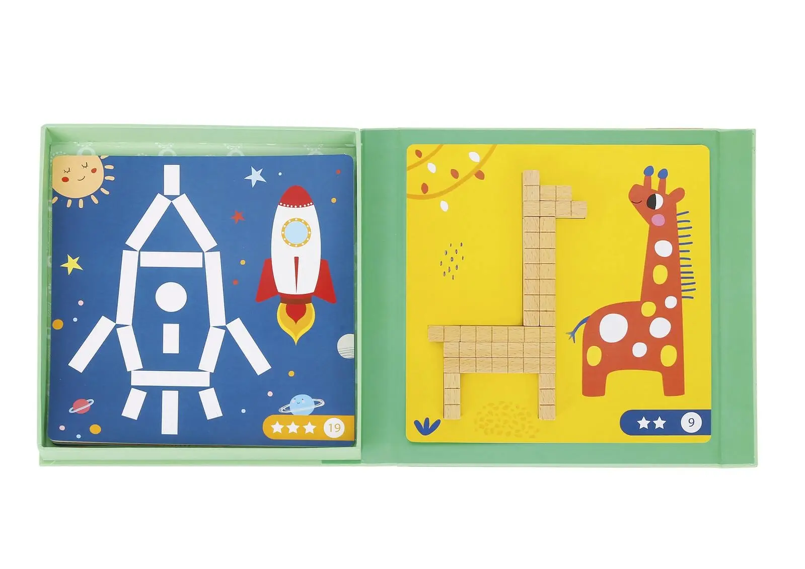 Tooky Toy Creative Math Sticks Children's/Kids Tabletop Puzzle/Education Game 3+ - Toys & Games