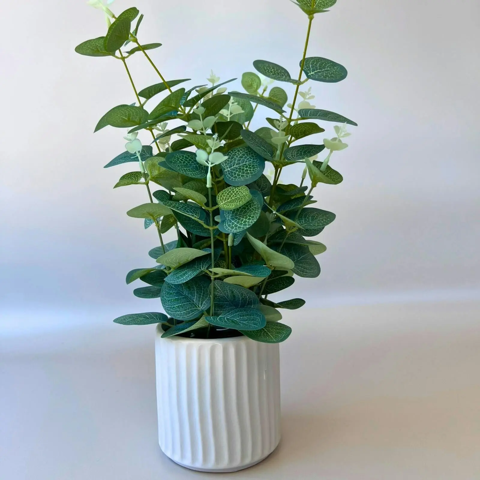Artificial Eucalyptus Plant in Ceramic Pot 40cm - Home & Garden