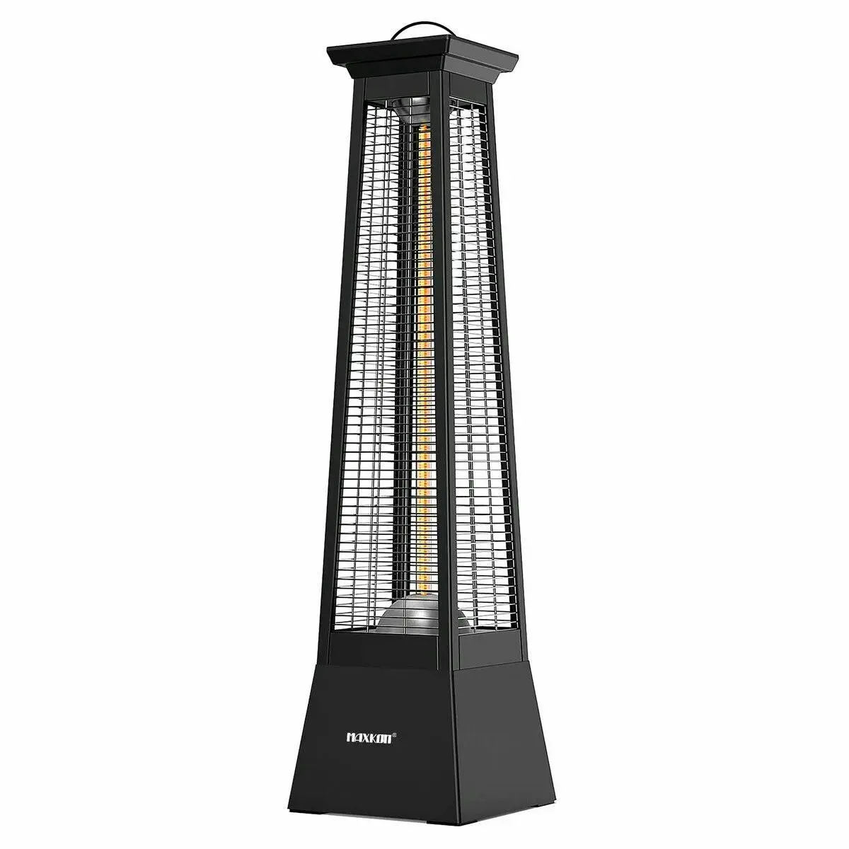 Maxkon Electric Heater Space Infrared Tower Outdoor Indoor Patio Room Portable Energy Efficient Instant Warmer Carbon Fibre 2000W - Hardware