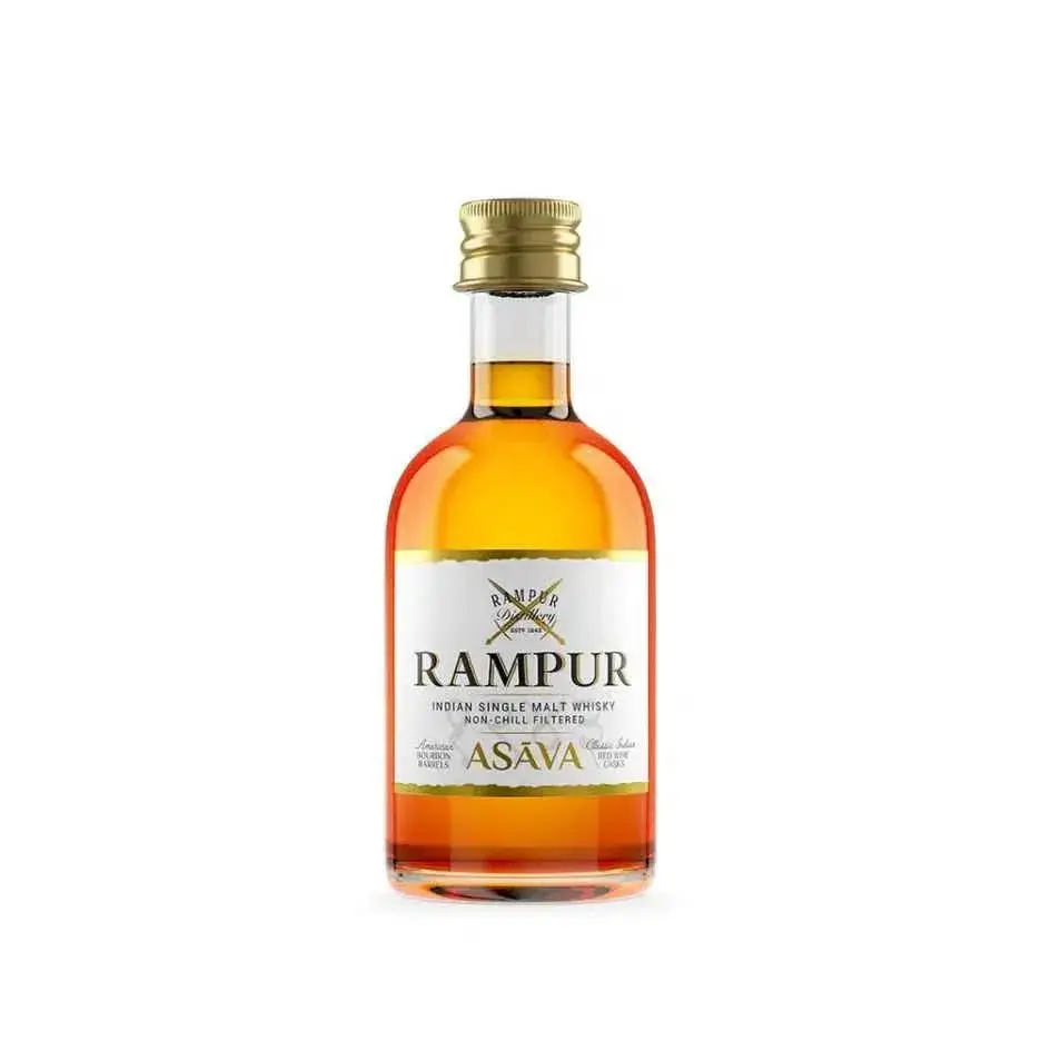 Rampur Asava Single Malt Whisky 50ml - Alcohol