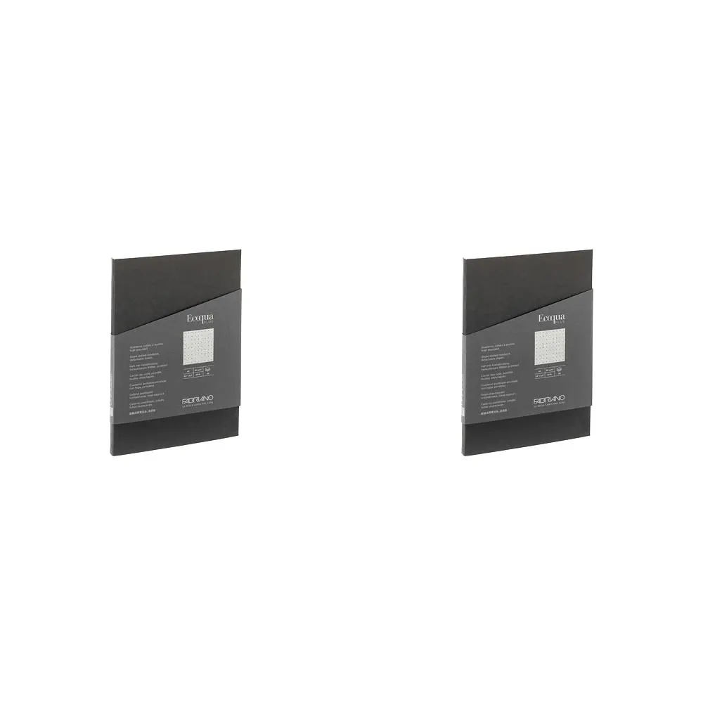2x Fabriano Ecoqua Plus Lime Lines Glued A4 Notebook Home School Stationary - Office