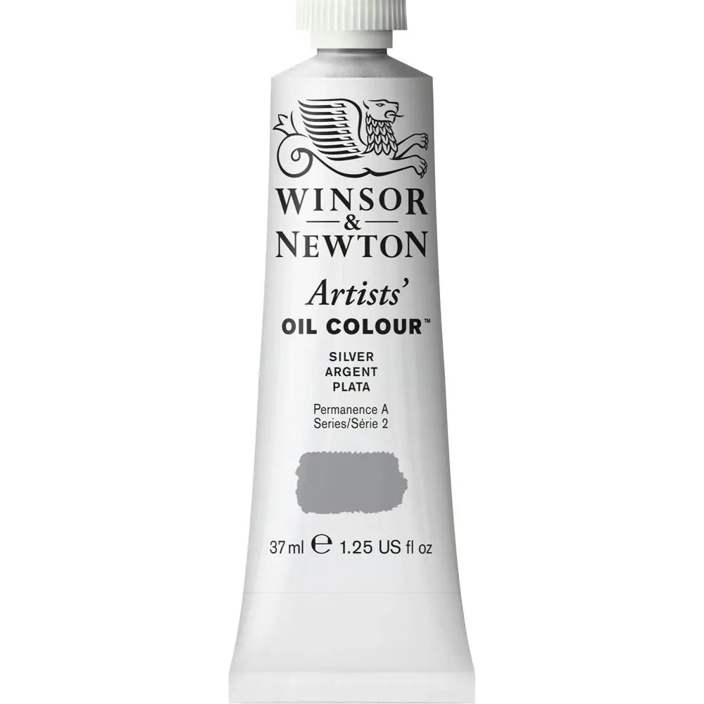 Winsor & Newton Artists Oil Colour 37ml Art/Craft Paint Tube Silver Series 2 - Hobbies