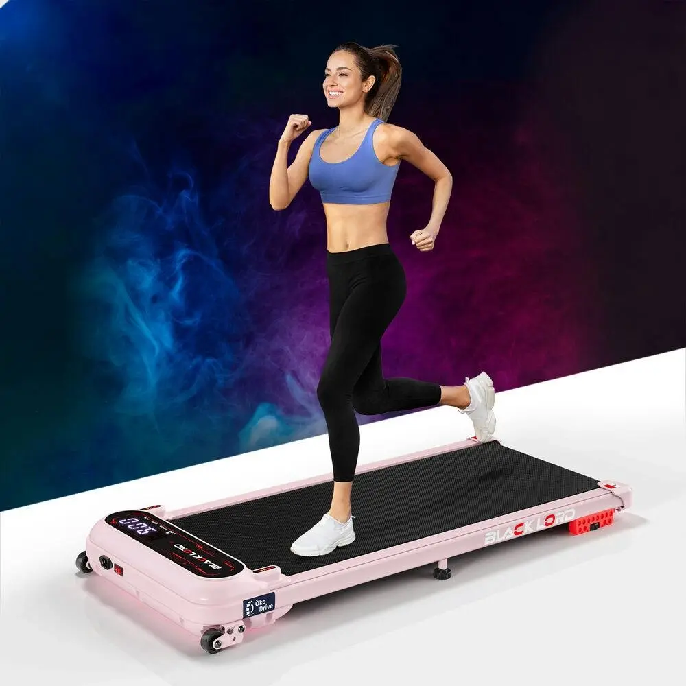 Black Lord Treadmill Electric Walking Pad Incline Shock Absorbers Gym Pink - Sports & Outdoor