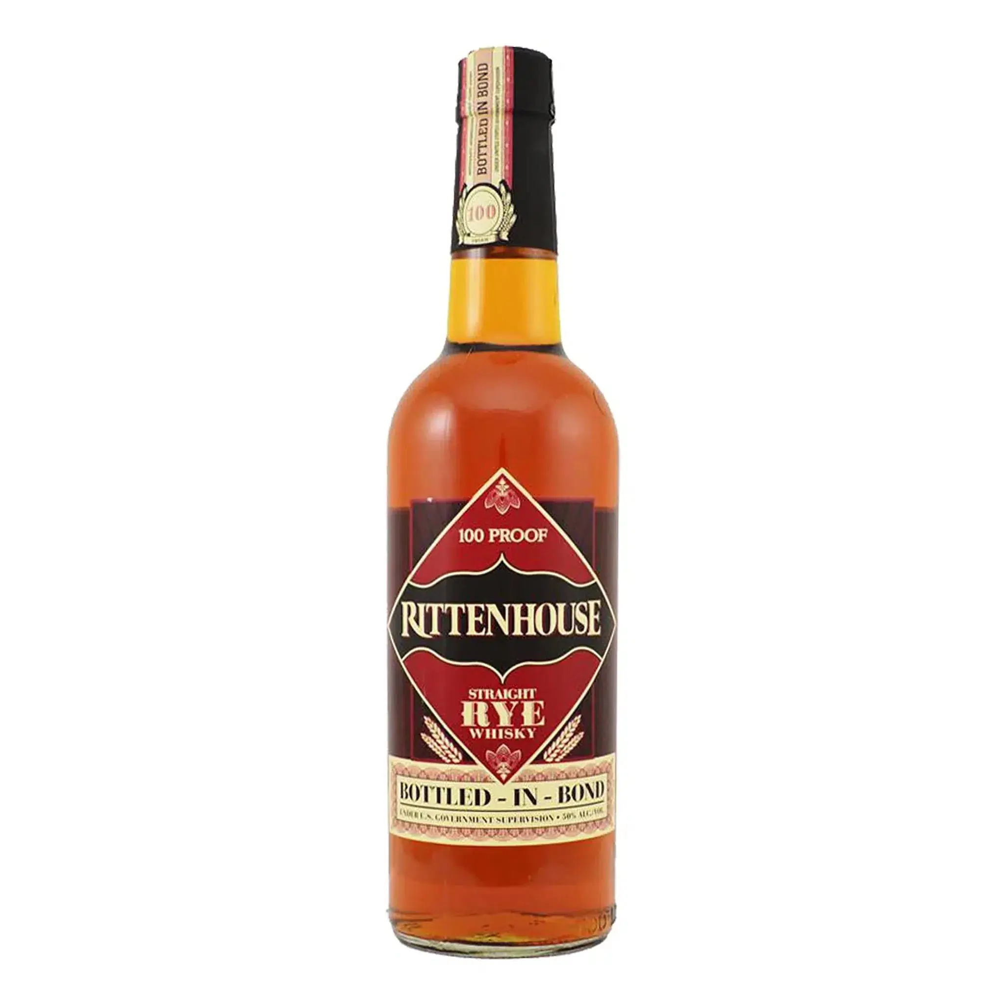 Rittenhouse 100 Proof Straight Rye Whiskey 700ml - Alcohol