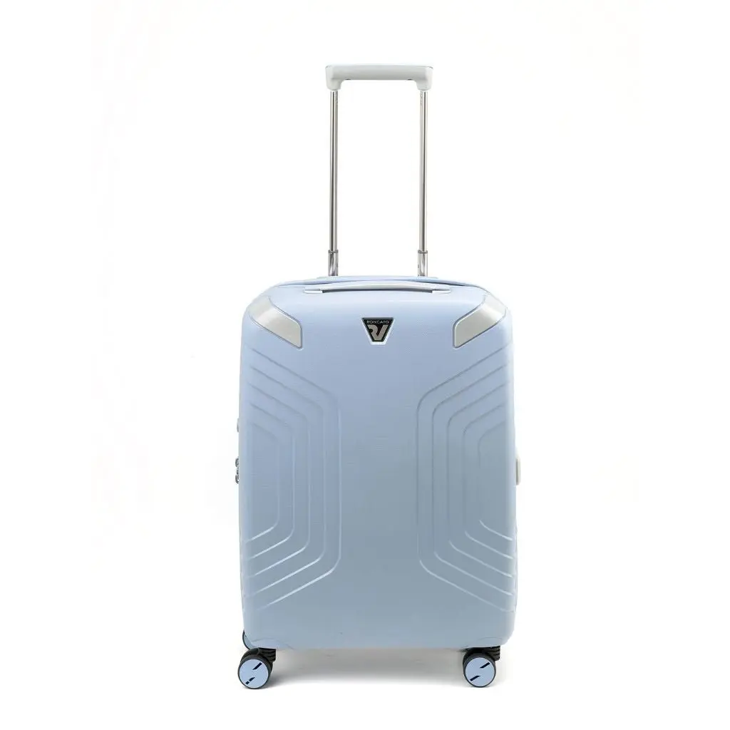 Roncato Ypsilon Carry On 55cm Hardsided EXP Spinner Suitcase Pale Blue - Fashion